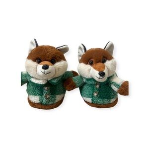 American Eagle Wolf Slippers Size M/L